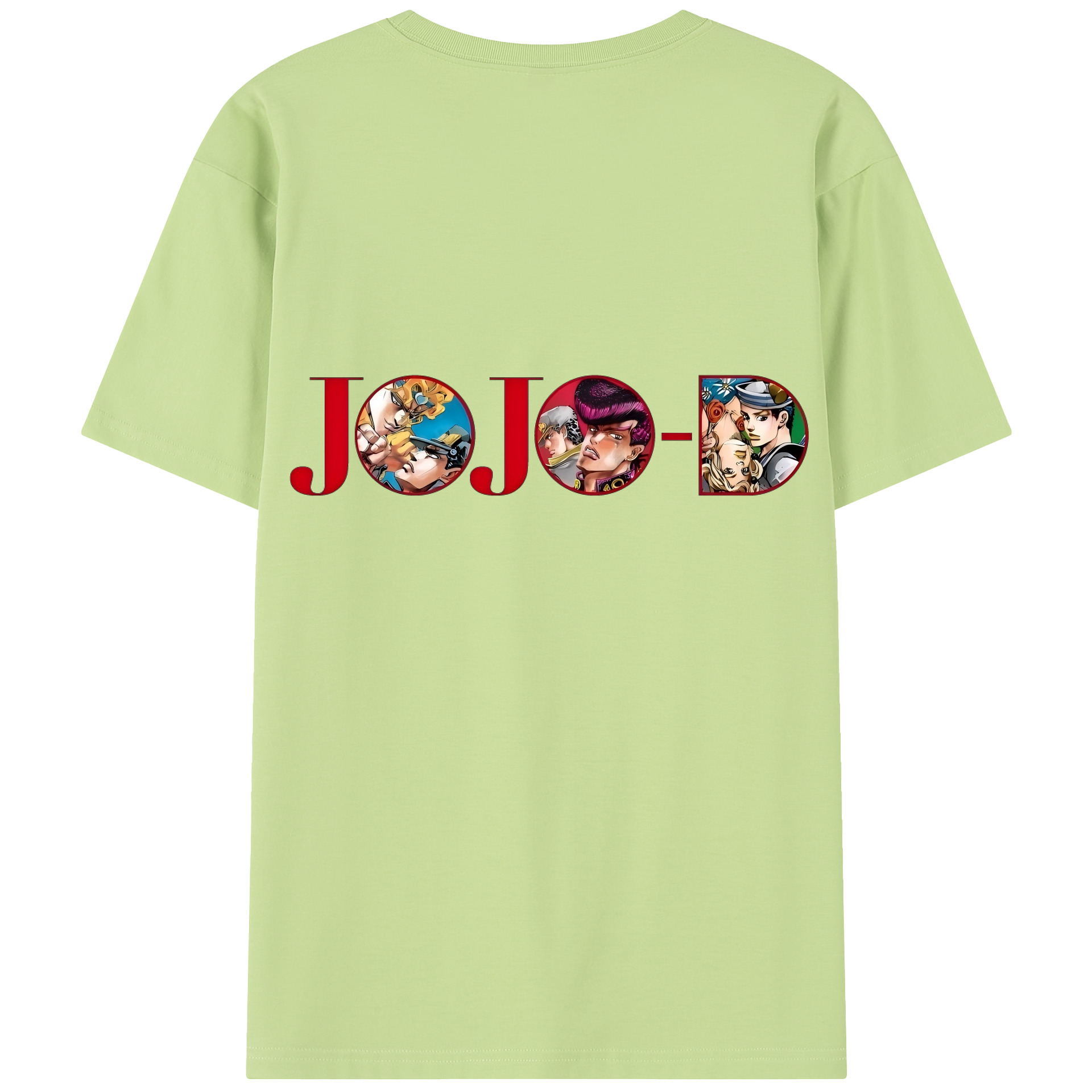 （画像用） ジョジョの奇妙な冒険 JoJo's Bizarre Adventure 綿100％半袖Tシャツ（背面プリント）